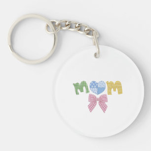 Mamma Patchwork Mors Dag Present Anpassad Akryl