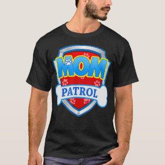 Mamma Patrol Hund Mamma Pappa Funny Gift Födelseda T Shirt