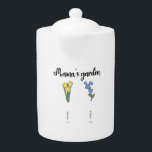Mamma personlig med 2 barnbarn<br><div class="desc">Mamma är en fin gåva till en blomma älskare farmor eller mor. Namn kan redigeras och bli personlig.</div>