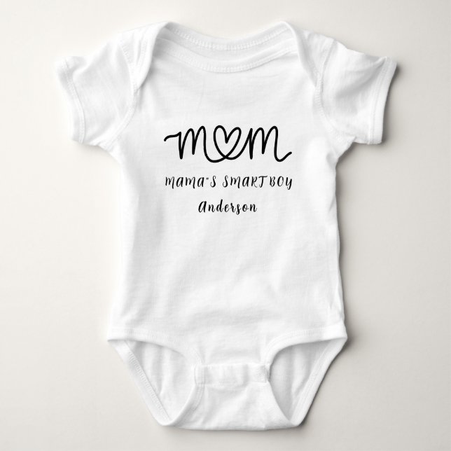 Mamma Personlig Namn Söt Modern  T Shirt (Framsida)