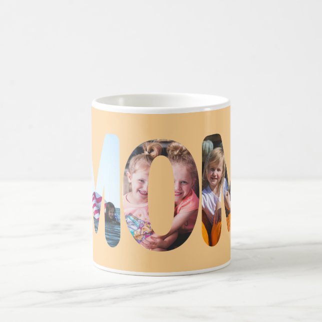 Mamma Personlig Orange 3 - foto Kaffemugg (Center)