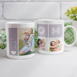 Mamma Photo Collage Anpassningsbar Kaffemugg