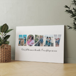 Mamma Photo Collage Canvas