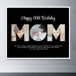 Mamma Photo Collage Cutout Mors dag Birthday Poster<br><div class="desc">Fira de speciella stunderna med mor med den här Mamma Photo Collage-designen. Det här anpassadet är en perfekt för att skapa en personlig och en hjärtlig gåva till Mors dag och födelsedagsfirandet. Craft ett vackert kollage med ord MAMMA, med omhuldade stunder, som skapar en visuell färd av de värdefulla minnen...</div>