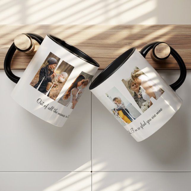Mamma Photo Collage Mors dag Gift Mugg (Skapare uppladdad)