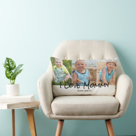 Mamma Photo Collage Mors dag Lumbarkudde