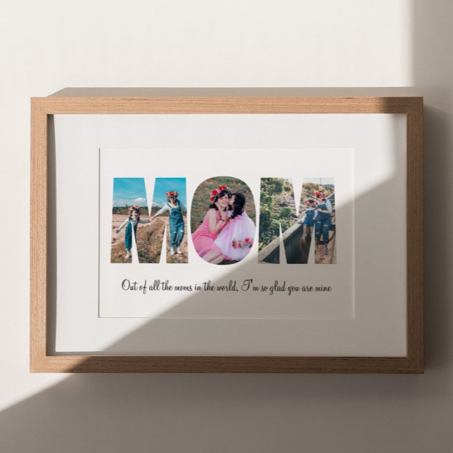 Mamma Photo Collage Poster (Skapare uppladdad)