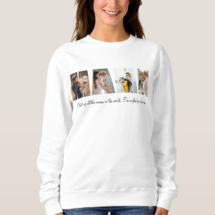 Mamma Photo Collage Sweatshirt för Mors dag T Shirt