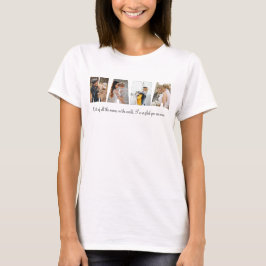 Mamma Photo Collage T-Shirt för Mors dag