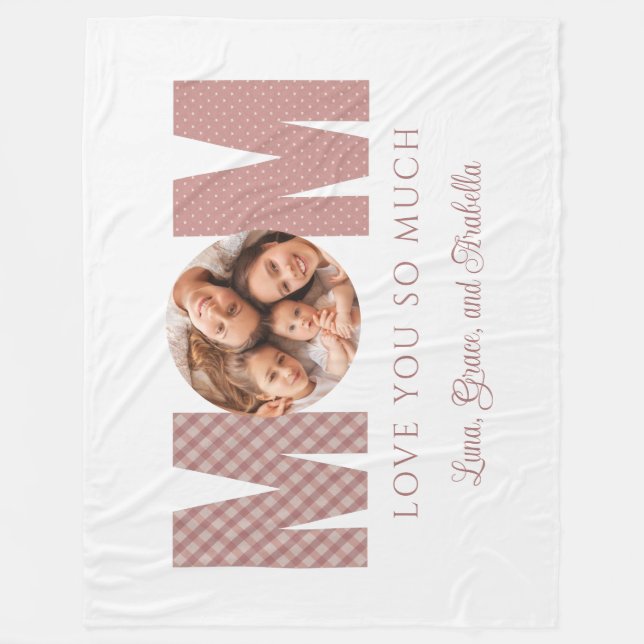 Mamma Photo Fleece Blanket (Framsidan)
