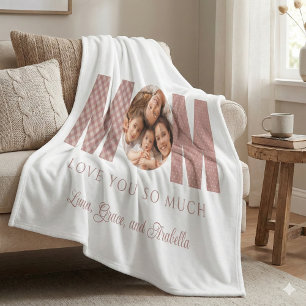 Mamma Photo Fleece Blanket
