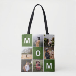 Mamma Photo Tote Bag för Mors dag Tygkasse