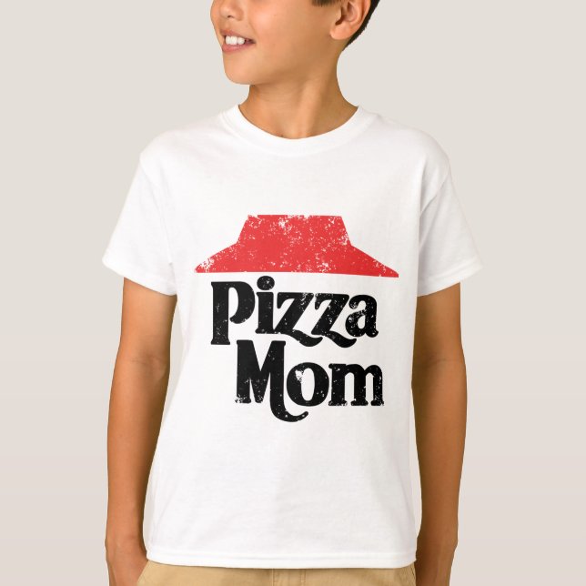 Mamma Pizza Chef Funny Food Pun T Shirt (Framsida)