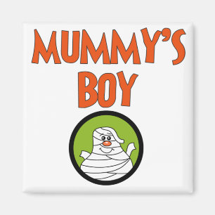 Mamma pojkeHalloween Tshirts och gåvor Magnet