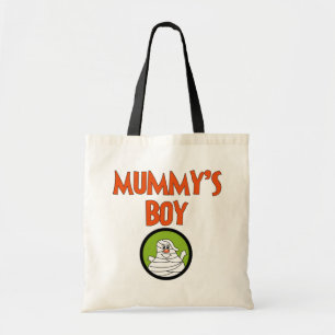 Mamma pojkeHalloween Tshirts och gåvor Tygkasse