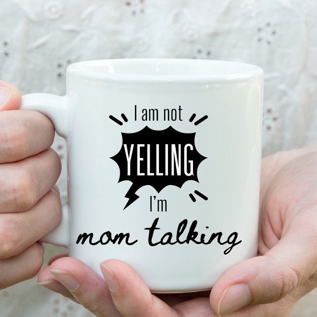 Mamma pratar om den moderna Mors dag-gåvan Kaffemugg (Shop now and put a smile on mum's face!
)