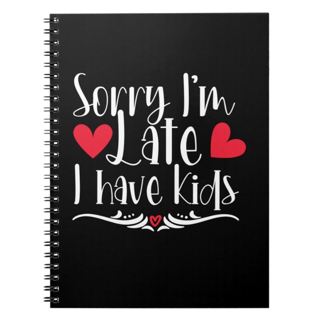 Mamma Presenter Jag Har Barn Anteckningsbok (Framsidan)