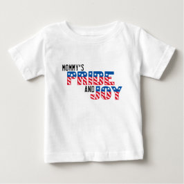 Mamma Pride och Joy Patriotic T-Shirt