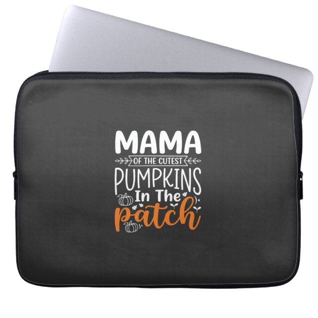 Mamma Pumpakins lapp Halloween-design_1 Laptop Fodral (Framsidan)