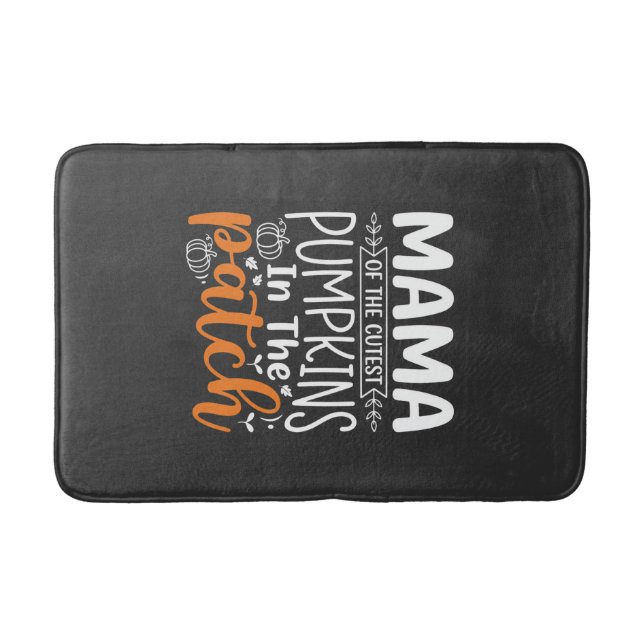 Mamma Pumpakludd Halloween-design_1 Badrumsmatta (Framsidan)