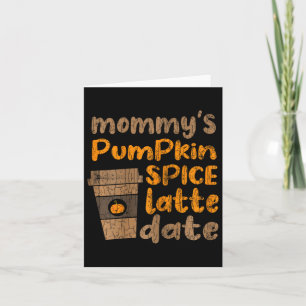 Mamma Pumpkin Spice Latte Roligt Fall Autumn G Kort