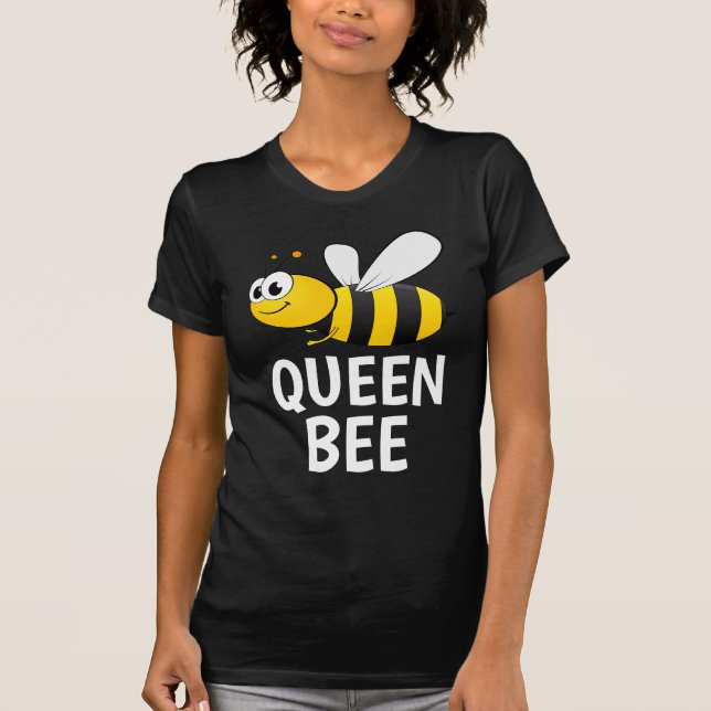 MAMMA QUEEN BEE DAM T-SHIRTS (Framsida)