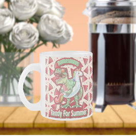 Mamma Queen Blommigt Frostad Glasmugg