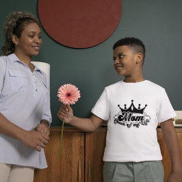 MAMMA Queen of my life Boys white T-Shirt