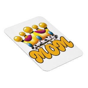 Mamma Queens krona Magnet