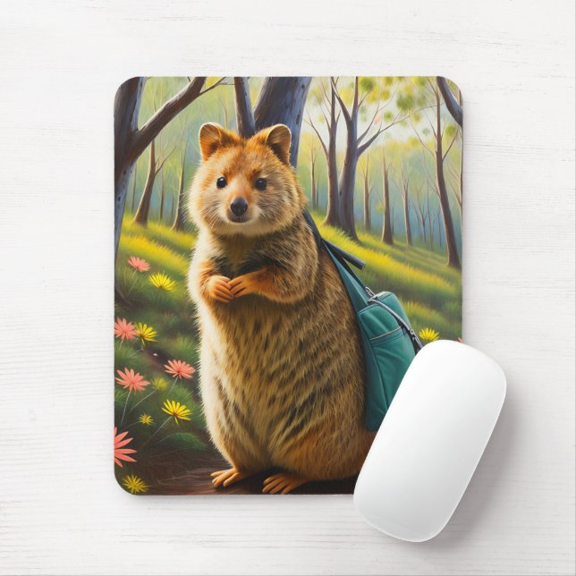 Mamma Quokka-Redo till köp, musmatta (Med mus)