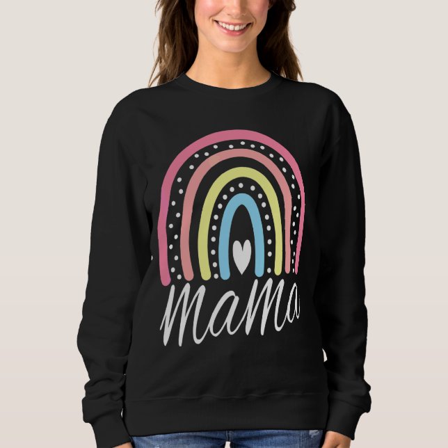 Mamma Rainbow Mors dag för Mamma T Shirt (Framsida)