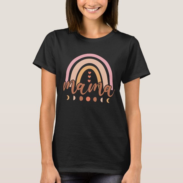 Mamma Rainbow T Shirt (Framsida)
