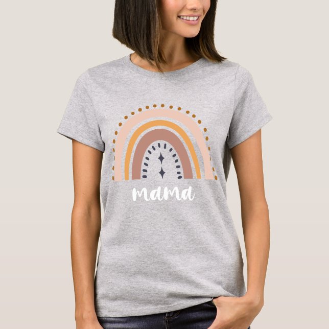 Mamma Rainbow T Shirt (Framsida)