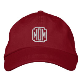Mamma Red Embroired Baseball Cap Broderad Keps