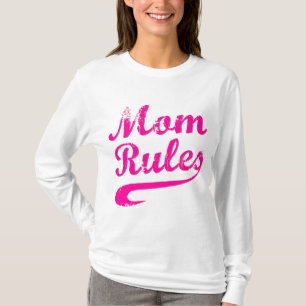 Mamma Regler Funny Mors dag som säger Tröja