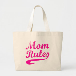 Mamma Regler Funny Sayed Tote Jumbo Tygkasse
