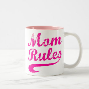 Mamma Regler Funny som säger Mugg
