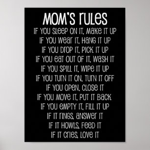 Mamma Regler Poster