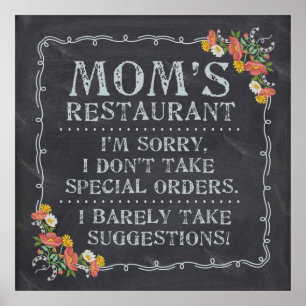 Mamma restaurang poster