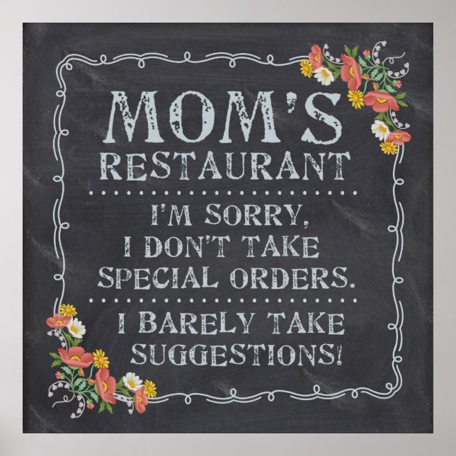 Mamma Restaurant Poster (Framsidan)