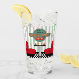 Mamma Retro Middag med Burgers & Beer Glaskopp