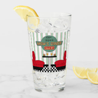 Mamma Retro Middag med Burgers & Beer Glaskopp