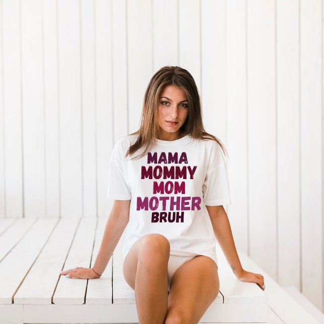 Mamma Retro Shirt - Mamma Life Shirt Moderskap Shi T Shirt (Skapare uppladdad)