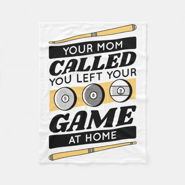 Mamma ringde när du Lämnade ditt spel hemma Fleecefilt (Framsidan)