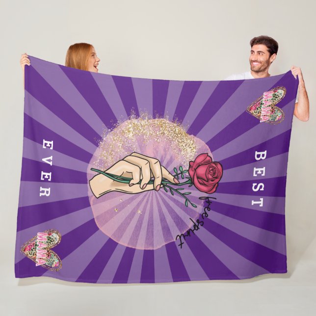 Mamma Ro anpassar sig bäst någonsin Fleecefilt (På plats)