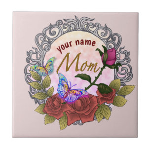 Mamma Ro Rosenknopp Kakelplatta
