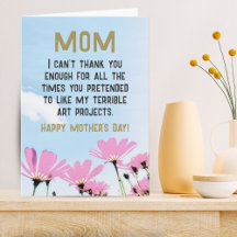Mamma Roligt Citat Blommor  Blommig Mors Dag