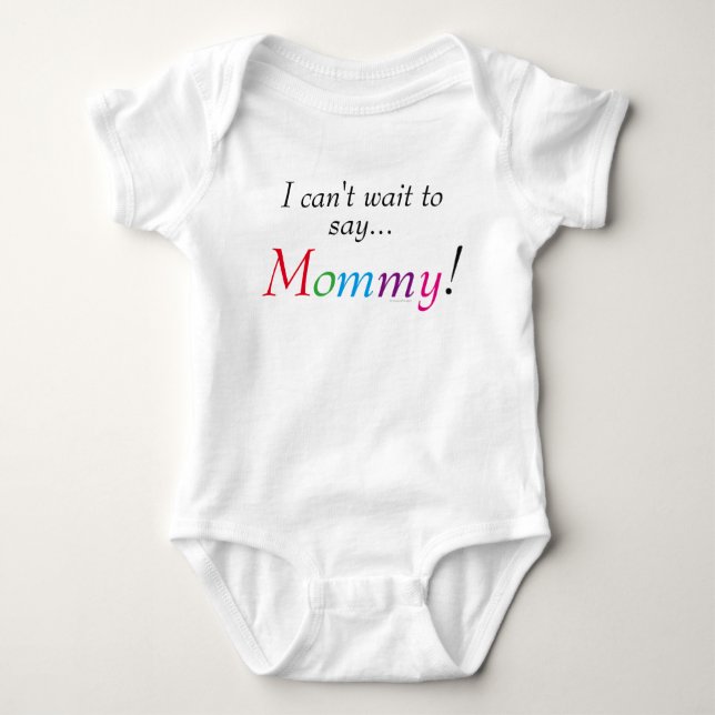 Mamma Roligt Infant Shirt T-shirt (Framsida)