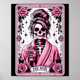 Mamma Roligt Tarotkort Kvinna Skelett Mor Sku Poster