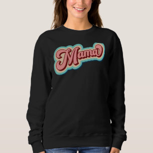 Mamma Rosa Retro Vintage Groovy Women Mors dag T Shirt